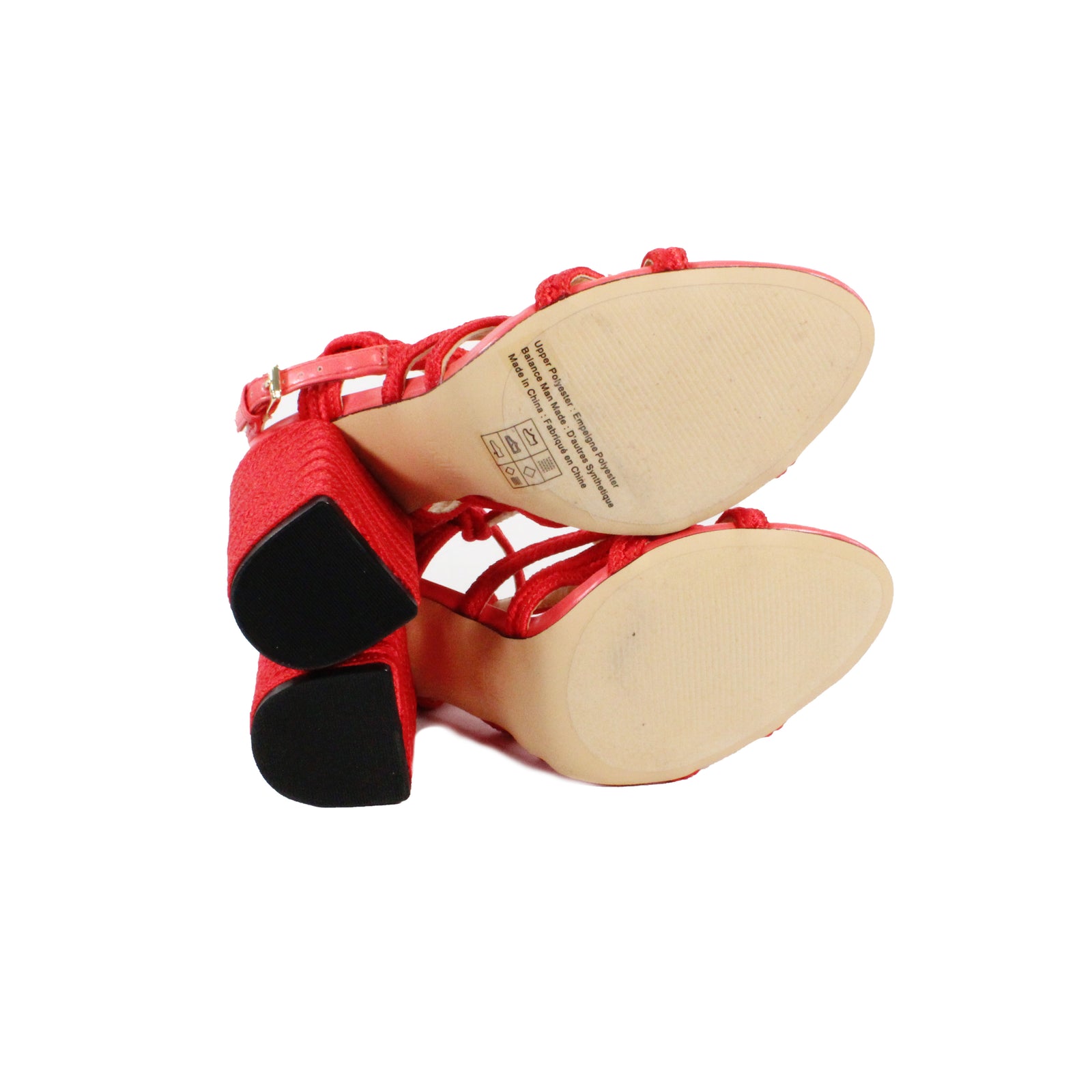 Red Heel Sandals