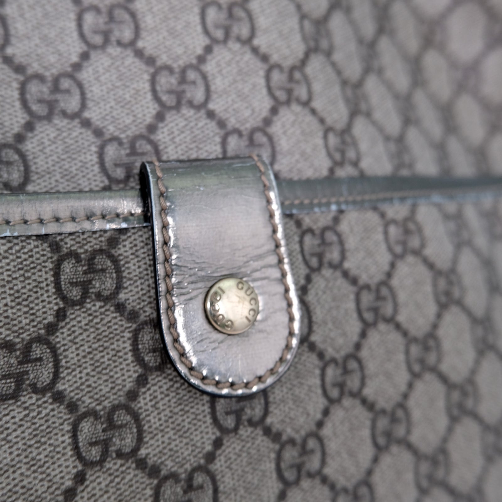GG Coated Canvas Shoulder Bag