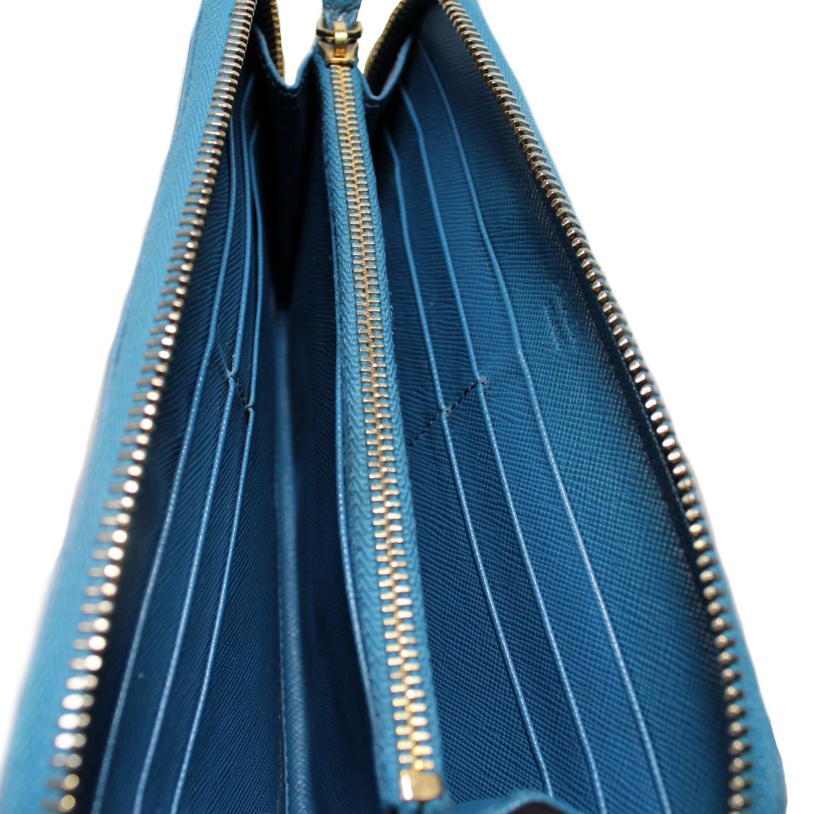 Saffiano Continental Wallet Cobalto