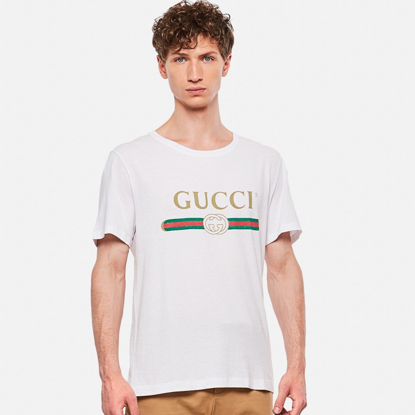 Unisex Oversize T-shirt with Gucci logo