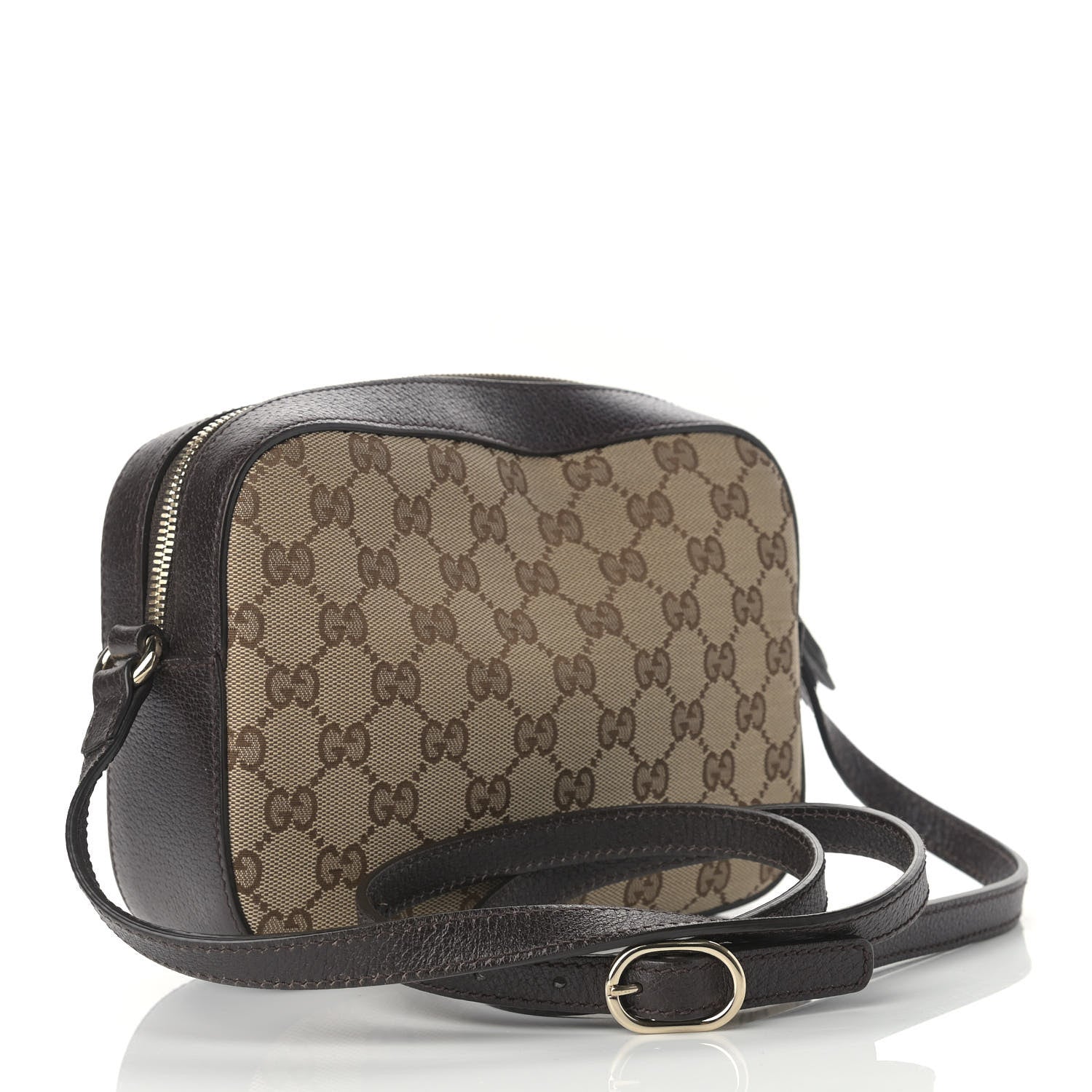 Gucci GG Monogram Bee Web Camera Bag