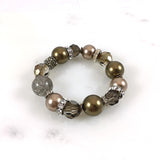 Bronze Tone Mixed Bracelet