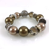 Bronze Tone Mixed Bracelet