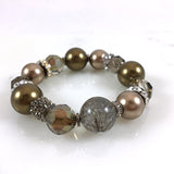 Bronze Tone Mixed Bracelet