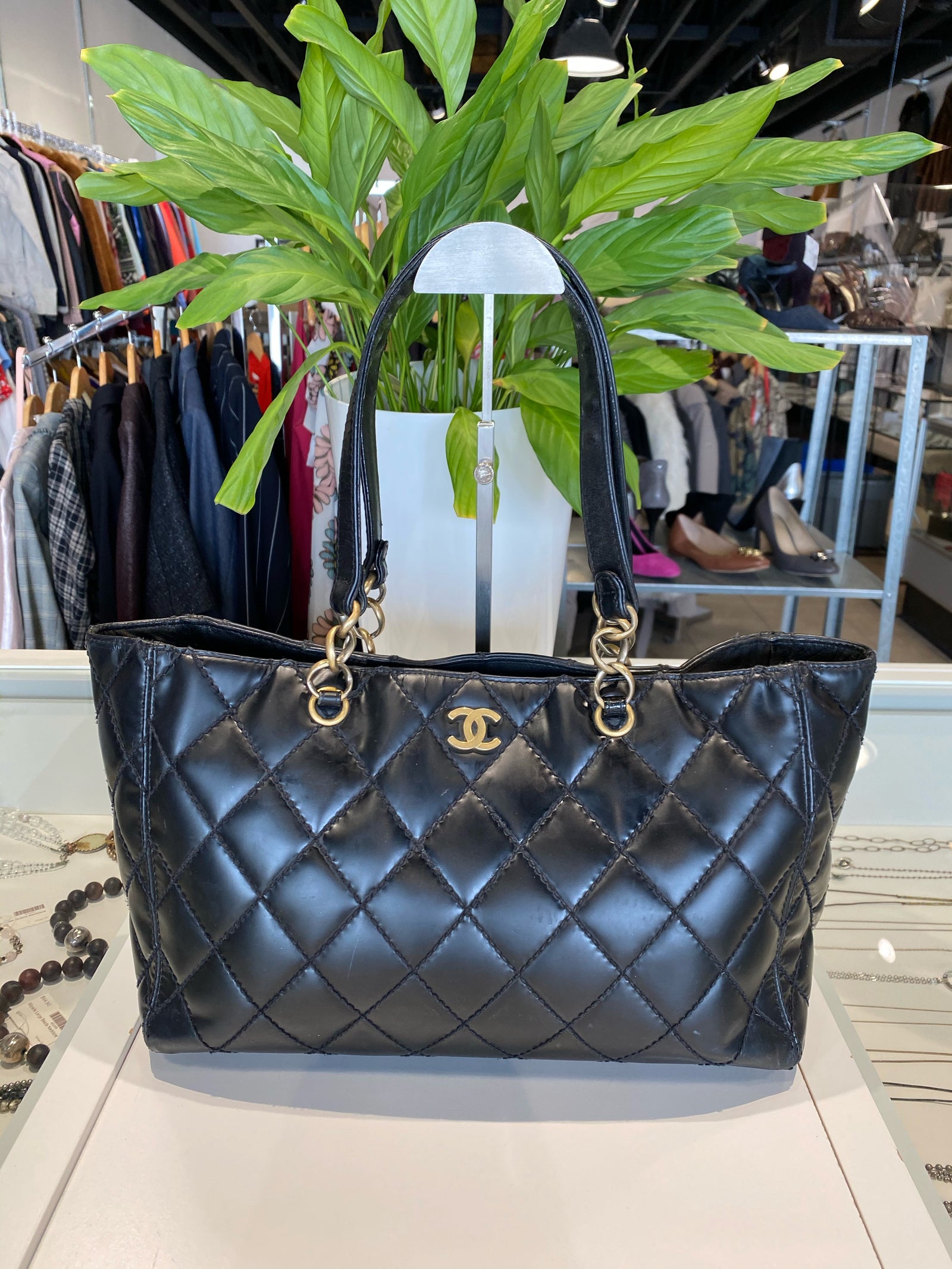 Matte Quilted Tote