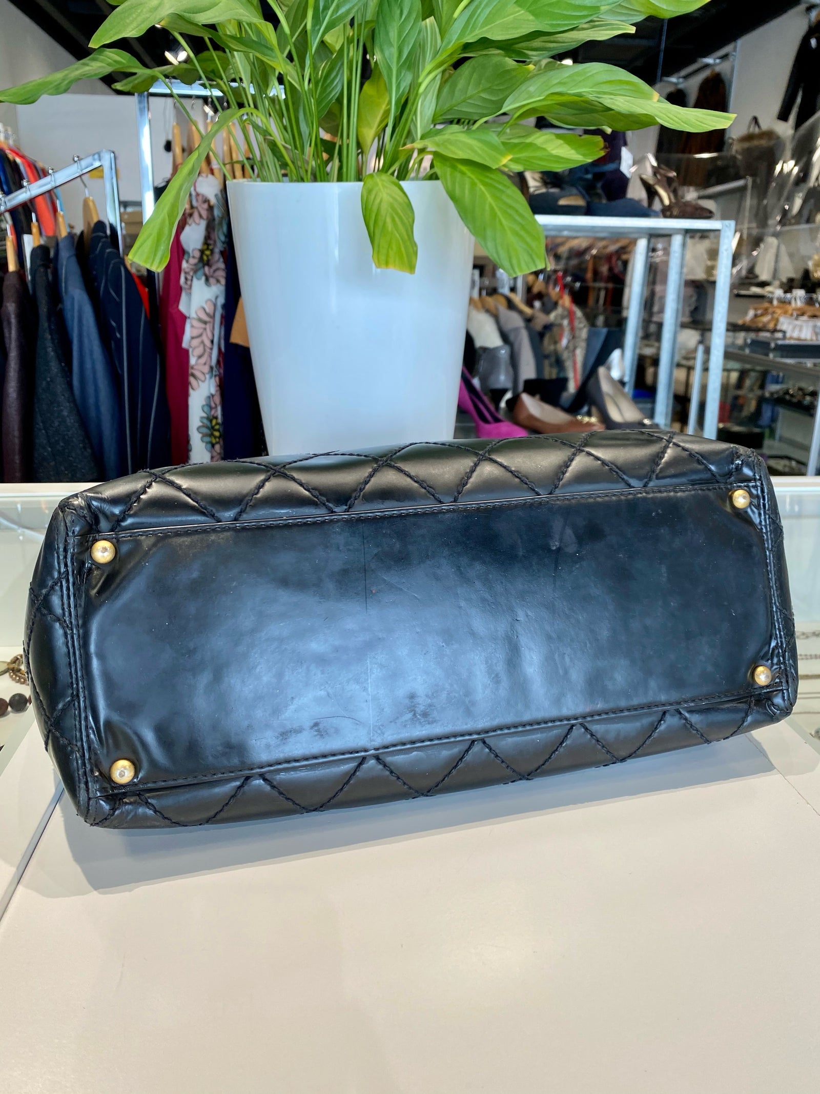 Matte Quilted Tote