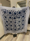 Large Horse Bit Wool Fringe Scarf