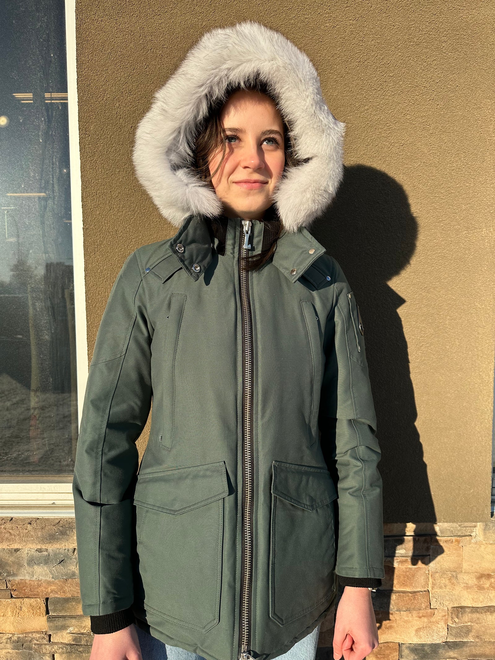 Seafoam Puffer Parka Jacket