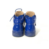 Blue Platform Sneakers