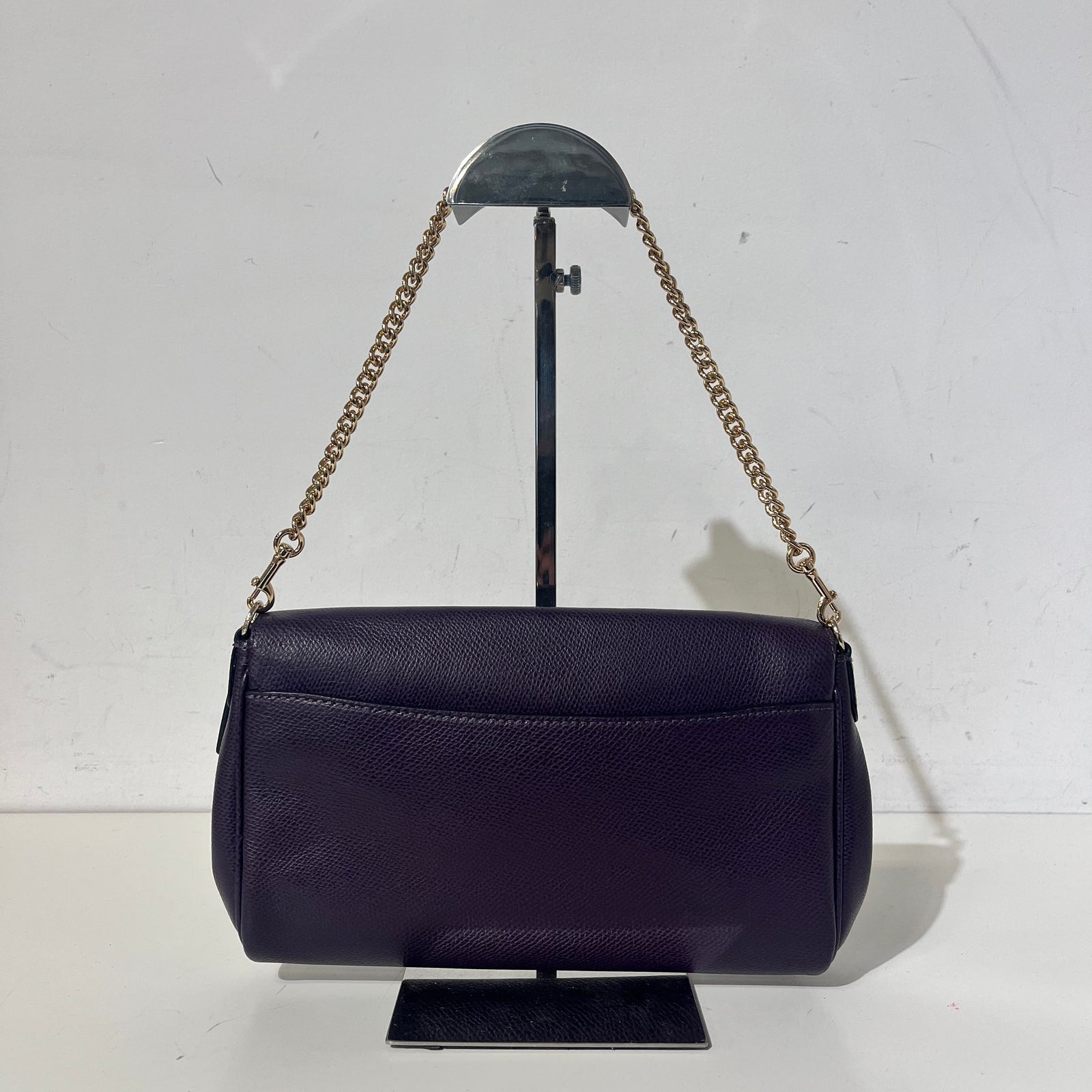 Purple Gold Chain Bag
