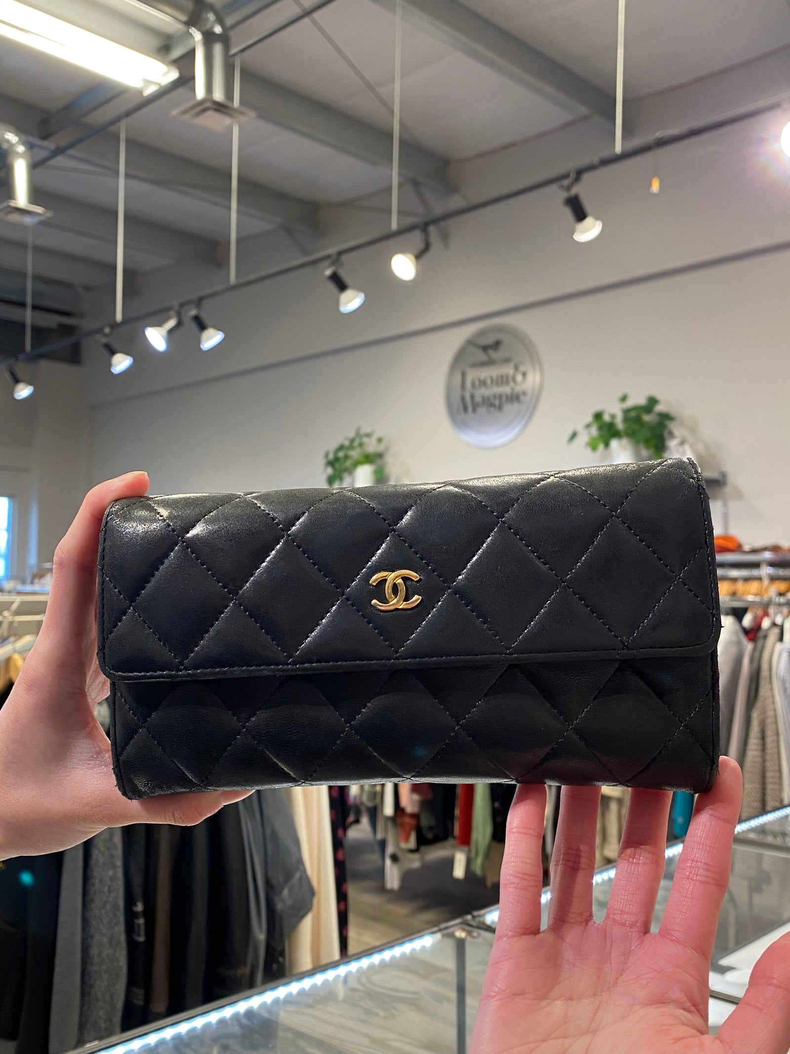 Chanel Black Wallet, Chanel Accessories, Tradesy