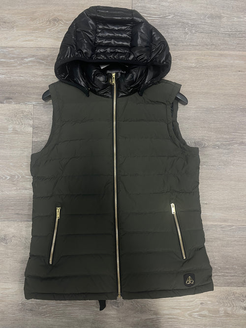 Green Puffer Vest w/ Hood