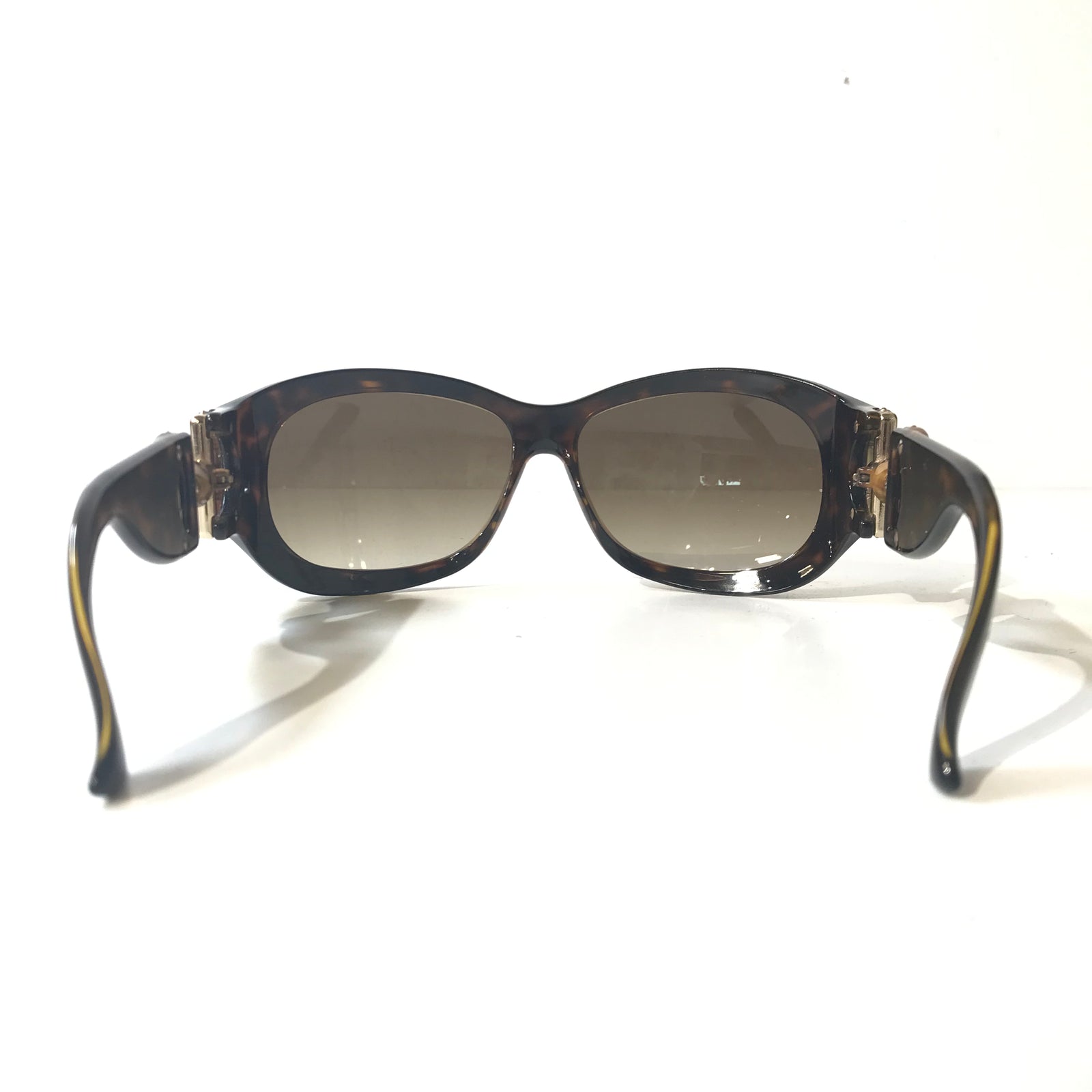 Rectangle Horsebit Bamboo Sunglasses