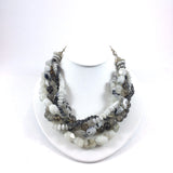 Multi-Strand Moonstone Mix Necklace