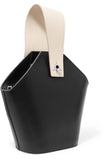 Johnny two-tone leather bucket bag