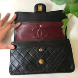 Lambskin Quilted Medium Double Flap