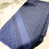 Large GG Jacquard Wool/Silk Blend