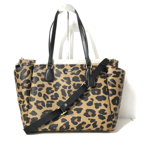 Leopard Print Large Baby Bag