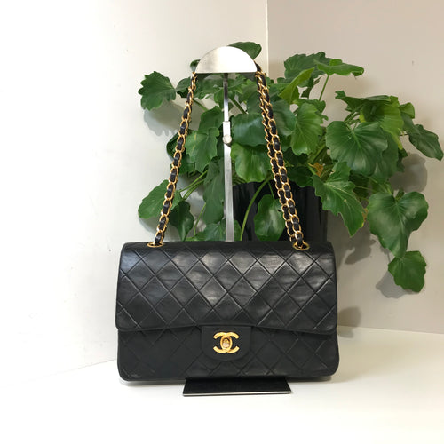 Lambskin Quilted Medium Double Flap