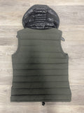 Green Puffer Vest w/ Hood