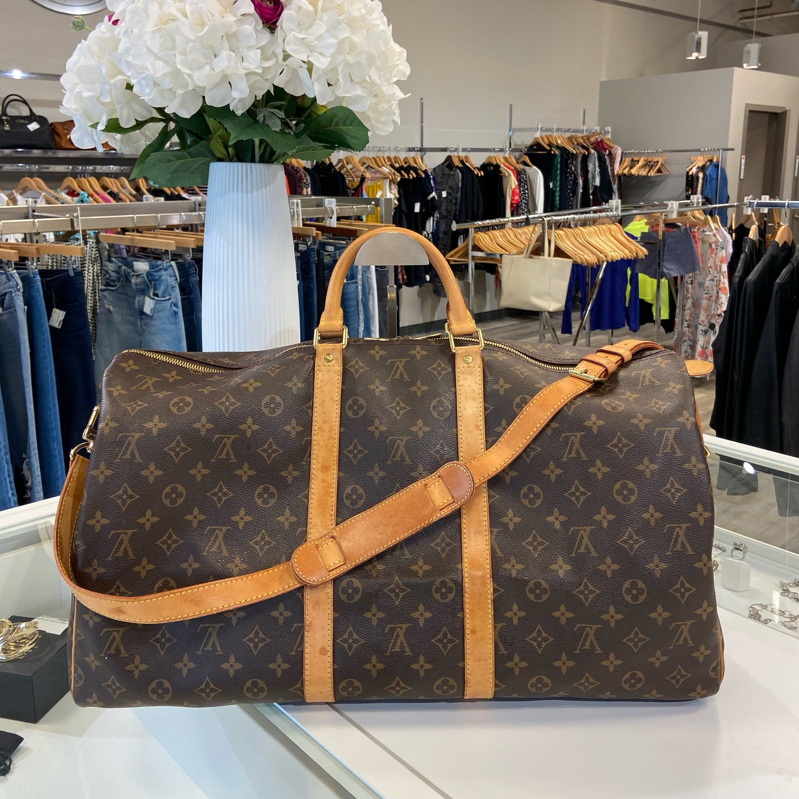 Monogram Keepall Bandouliere 55 – Loom & Magpie Boutique