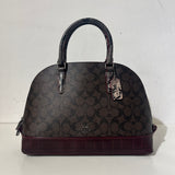 Brown Signature Satchel