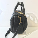 Pebbled Lambskin Rockie Antique Brass Hardware