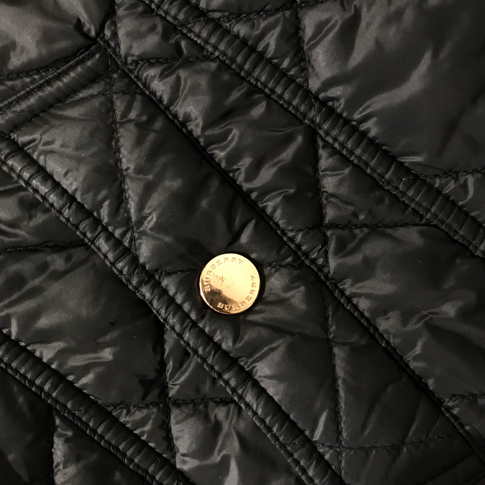 Black Quilted Coat