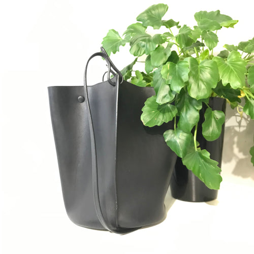 Calfskin Bucket Bag Black