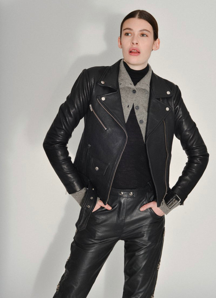 Jayne Classic Leather Jacket