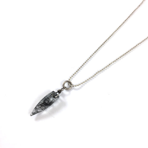 Needle Quartz Pendant Necklace