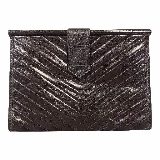 Vintage Quilted Calfskin Clutch