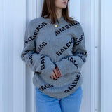 Unisex All Over Logo Sweater