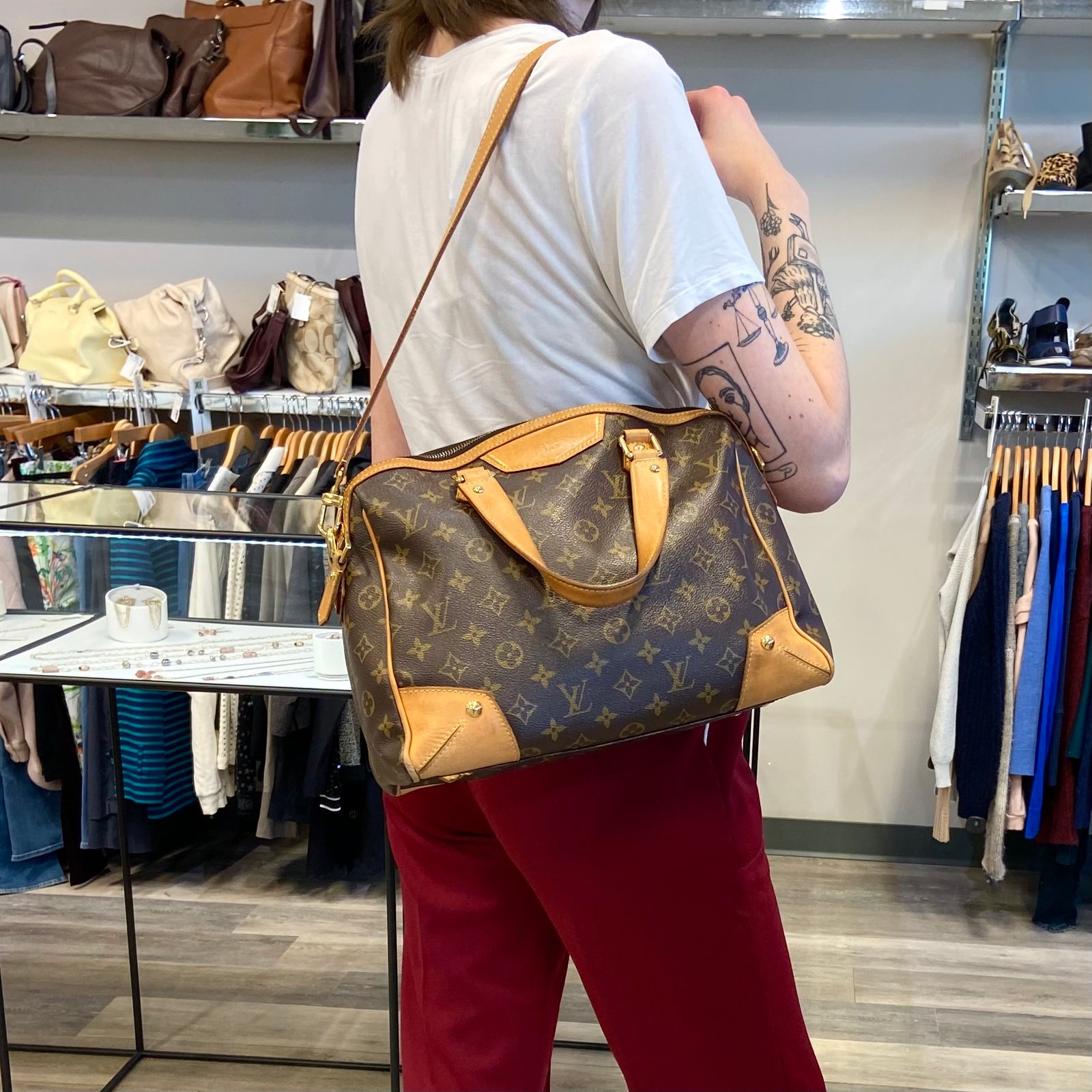 Louis Vuitton Retiro PM Monogram Canvas Crossbody Bag