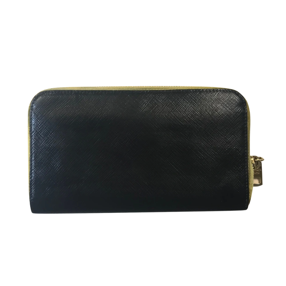Prada Saffiano Zip Around Wallet