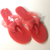 Salmon Jelly Sandals