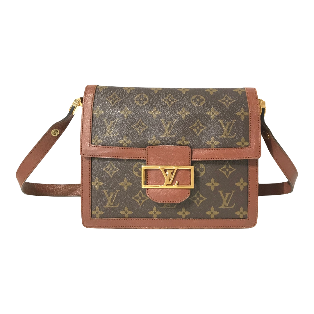 Louis Vuitton Vintage Monogram Messenger Bag Brown