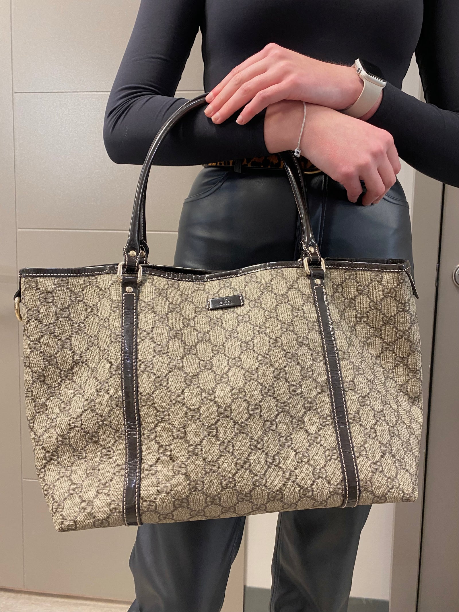 GG Plus Monogram Medium Joy Tote