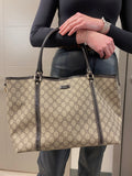 GG Plus Monogram Medium Joy Tote