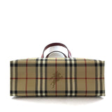 Coated Canvas Check Tote