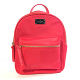 Red Nylon Backpack
