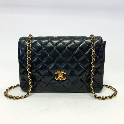 Lambskin Quilted Small Single Flap
