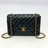 Lambskin Quilted Small Single Flap