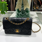 Lambskin Quilted Small Double Flap