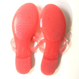 Salmon Jelly Sandals