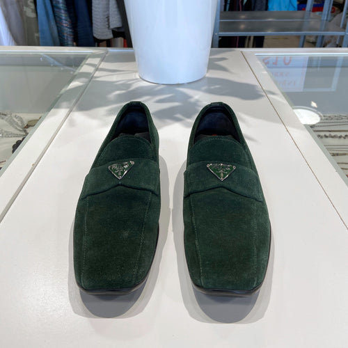 Green Suede Loafer