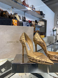 Daysha Metallic Glitter Heels