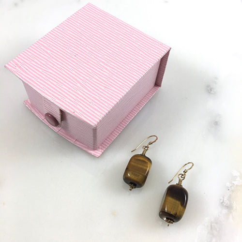 Tiger Eye Earring