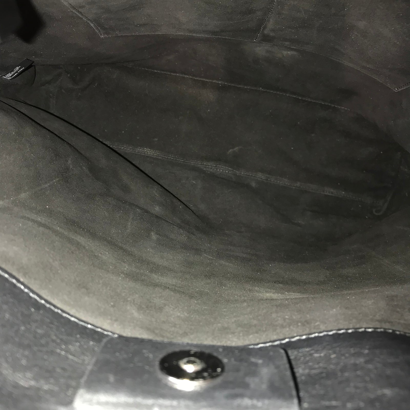 Large Carolyn Crystal Leather Tote