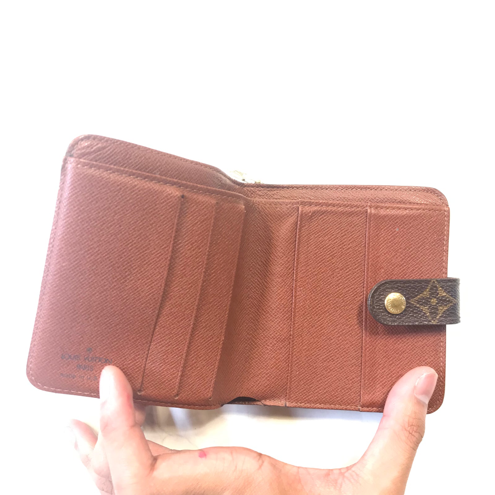 Louis Vuitton Compact Zippe Zipped Wallet
